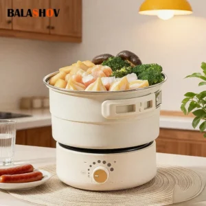 Foldable Electric Cooking Pot Travel Hotpot