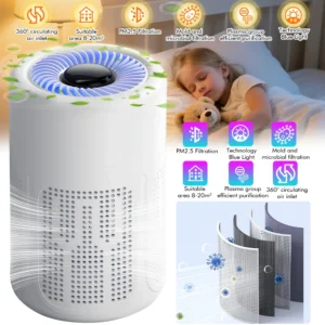 USB Air Purifier with HEPA Filter