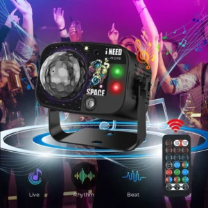 Mini RG Laser Projector + RGB Disco Light