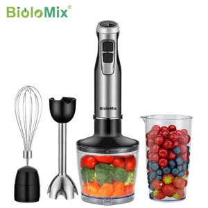 4-in-1 High Power Immersion Hand Stick Blender